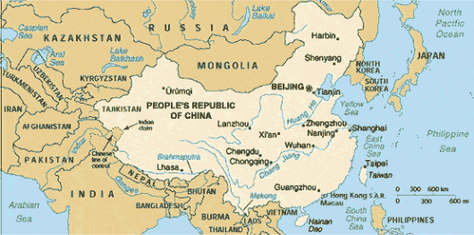 Map of China